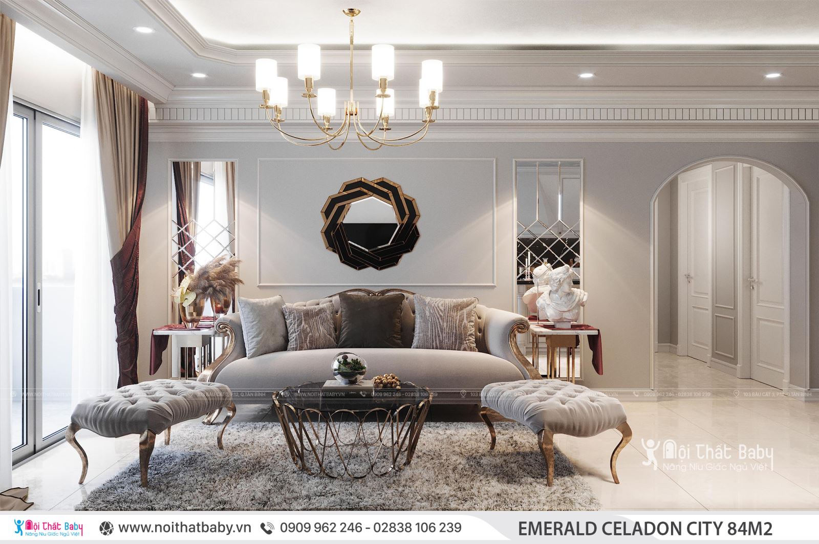 Tổng hợp các mẫu thiết kế nội thất Chung cư Emerald Celadon City